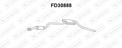 Front Muffler Ford SIERRA II Hatchback · Ford SIERRA II · Ford SIERRA II Turnier