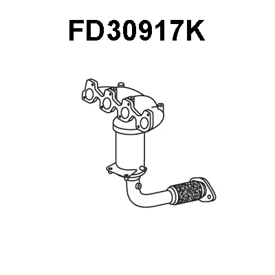 Catalyst elbow admission VENEPORTE FD30917K