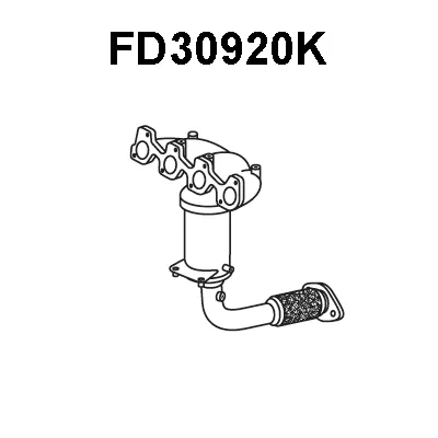 Catalyst elbow admission VENEPORTE FD30920K