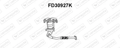 Manifold Catalytic Converter Ford FIESTA IV