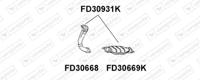 Catalytic Converter Ford FIESTA III