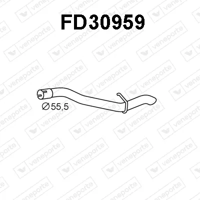 Exhaust Pipe Ford FOCUS II Saloon · Ford FOCUS II Estate Van
