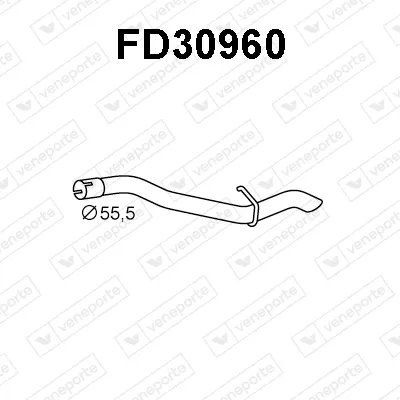Exhaust Pipe Ford FOCUS II Turnier · Ford FOCUS II Estate Van
