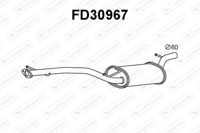 Rear Muffler Ford FOCUS C-MAX · Ford FOCUS II · Ford FOCUS II Turnier