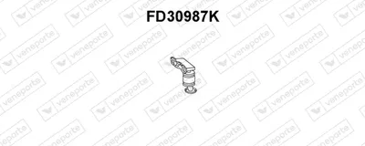 Manifold Catalytic Converter Ford MONDEO III Saloon · Ford MONDEO III