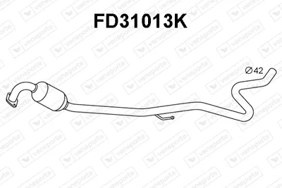 Catalytic Converter Ford TRANSIT COURIER B460 Box Body/MPV · Ford TRANSIT COURIER B460 MPV · Ford TOURNEO COURIER B460 MPV
