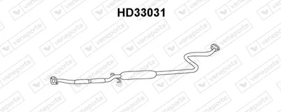 Front Muffler Honda CIVIC III Hatchback