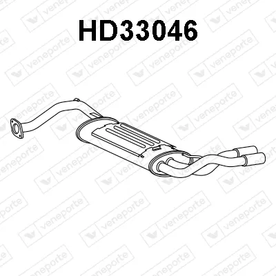 Rear Muffler Honda CIVIC IV Hatchback · Honda CRX II