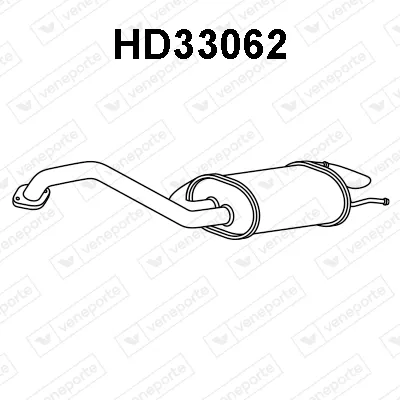 Rear Muffler Honda JAZZ III