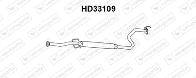 Centre Muffler Honda CIVIC VI Fastback · Honda CIVIC VI Aerodeck · Rover 400 II Hatchback
