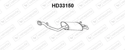 Rear Muffler Honda ACCORD III