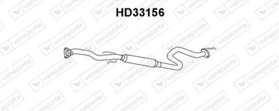 Front Muffler Honda CIVIC V Saloon