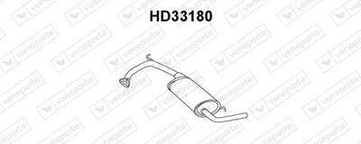 Rear Muffler Honda CIVIC III Hatchback