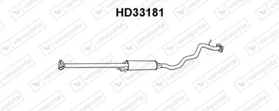 Front Muffler Honda CR-V I