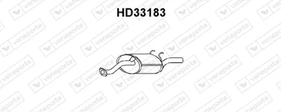 Rear Muffler Honda CIVIC V Saloon · Honda CIVIC V Coupe · Honda CIVIC VI Saloon