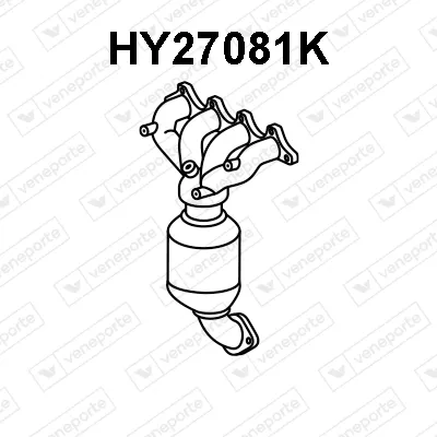 Manifold Catalytic Converter Hyundai ACCENT II · Hyundai GETZ · Hyundai ACCENT II Saloon