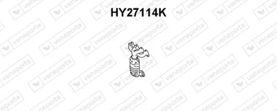 Manifold Catalytic Converter Hyundai MATRIX