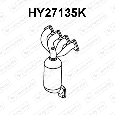 Manifold Catalytic Converter Hyundai GETZ