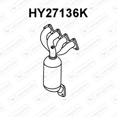Manifold Catalytic Converter Hyundai GETZ