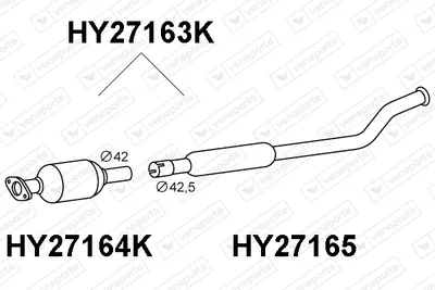 Catalytic Converter Hyundai i10 II