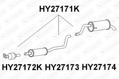 Catalytic Converter Hyundai i20 II · Hyundai i20 II Coupe · Hyundai i20 ACTIVE
