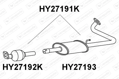 Catalytic Converter Hyundai KONA · Hyundai KONA SUV Van