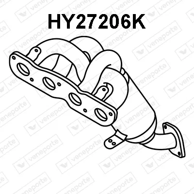 Catalytic Converter Hyundai i20 II · Hyundai i20 II Coupe · Hyundai i20 II Hatchback Van
