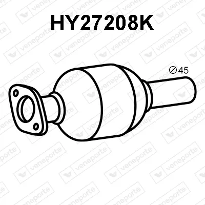Catalytic Converter Hyundai i20 II · Hyundai i20 II Coupe · Hyundai i20 II Hatchback Van