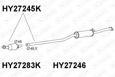 Catalytic Converter Hyundai TUCSON · Hyundai TUCSON SUV Van