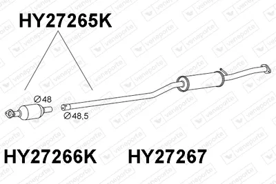 Catalytic Converter Hyundai TUCSON