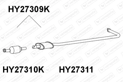 Catalytic Converter Hyundai i40 I CW · Hyundai i40 I