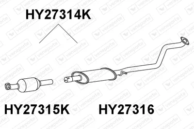 Catalytic Converter Hyundai VELOSTER