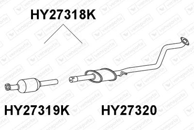 Catalytic Converter Hyundai ELANTRA V Saloon