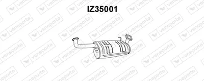 Rear Muffler Isuzu TROOPER II · Isuzu TROOPER II Open Off-Road Vehicle · Opel MONTEREY A