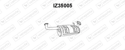 Rear Muffler Isuzu TROOPER II · Isuzu TROOPER II Open Off-Road Vehicle · Opel MONTEREY A