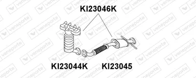 Catalyst elbow admission VENEPORTE KI23046K