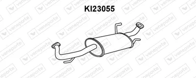 Front Muffler Kia SORENTO I