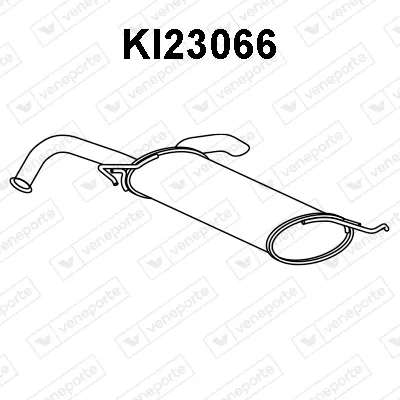 Rear Muffler Kia PICANTO II