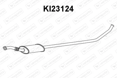 Centre Muffler Kia PICANTO II