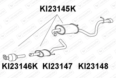 Catalytic Converter Kia CEE'D · Kia PRO CEE'D