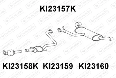Catalytic Converter Kia CEE'D · Kia PRO CEE'D