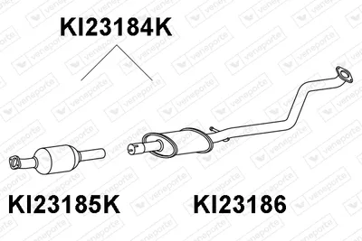 Catalytic Converter Kia CARENS IV