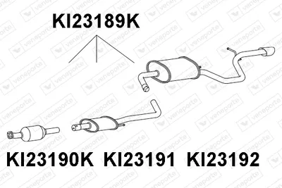 Catalytic Converter Kia CEE'D · Kia PRO CEE'D