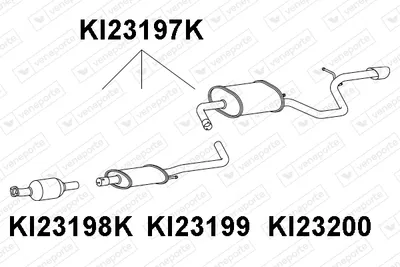 Catalytic Converter Kia CEE'D · Kia PRO CEE'D