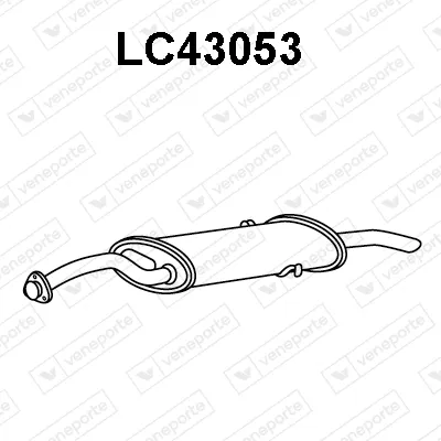 Rear Muffler Lancia THEMA · Lancia THEMA SW