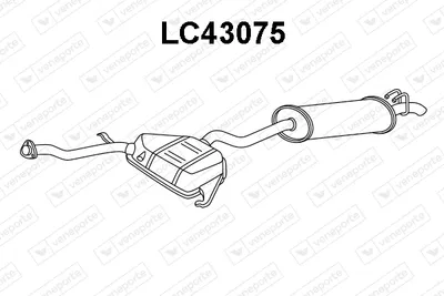 Rear Muffler Lancia DEDRA · Lancia DEDRA SW