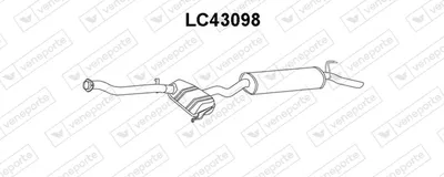 Rear Muffler Lancia DEDRA · Lancia DEDRA SW