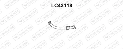 VENEPORTE LC43118 exhaust pipe