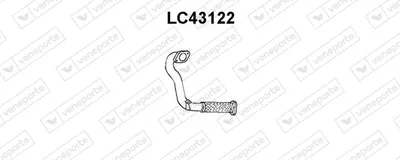 Exhaust Pipe Lancia THEMA · Lancia THEMA SW