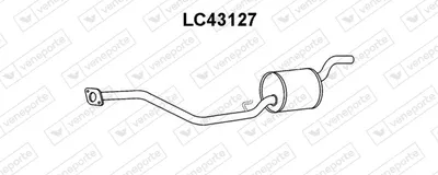 Centre Muffler Autobianchi Y10
